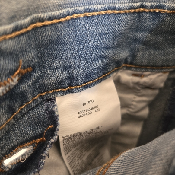 Levi's Strauss Girlfriend Overalls sz 16 Reg (Girls) - Picture 7 of 8